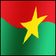 3D Burkina Faso Flag
