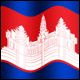 3D Cambodia Flag