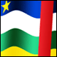 3D Central African Republic Flag