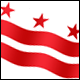 3D District Of Columbia Flag