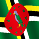 3D Dominica Flag