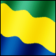 3D Gabon Flag