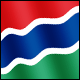 3D Gambia Flag