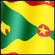 3D Grenada Flag