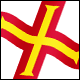 3D Guernsey Flag