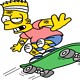 Bart Skating Injured