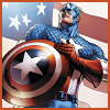 Captian America with shield