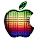 Retro dots apple